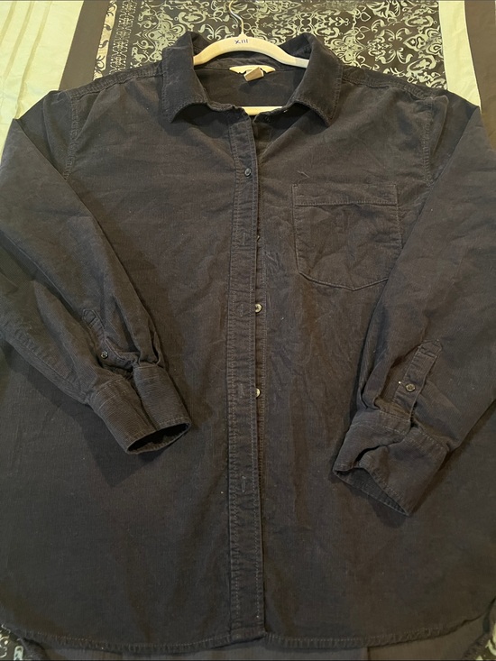 H&M Other - H&M Men's Casual Button-Down Shirt in Dark Navy